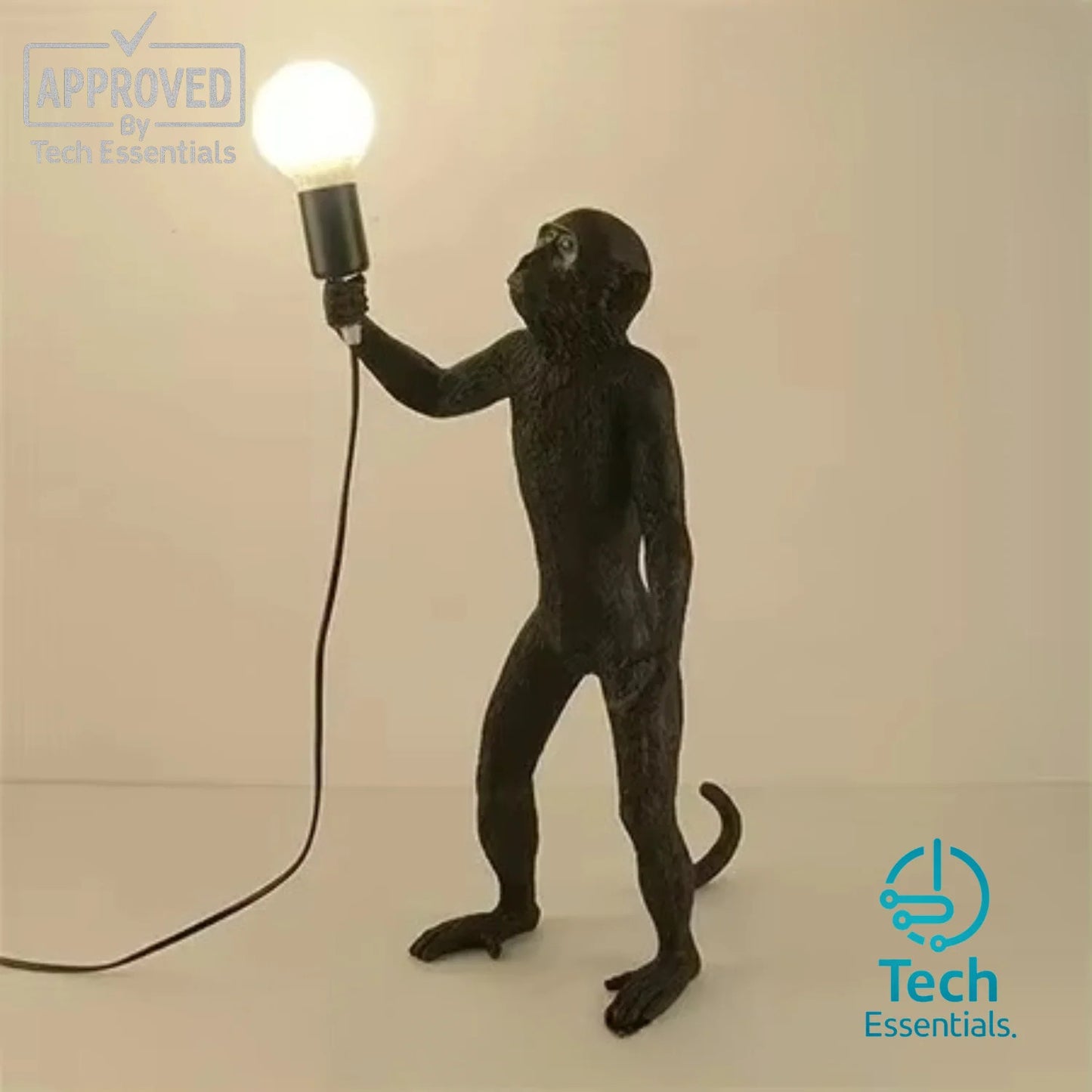 TECH ESSENTIALS — Retro Resin Monkey Wall Lamp