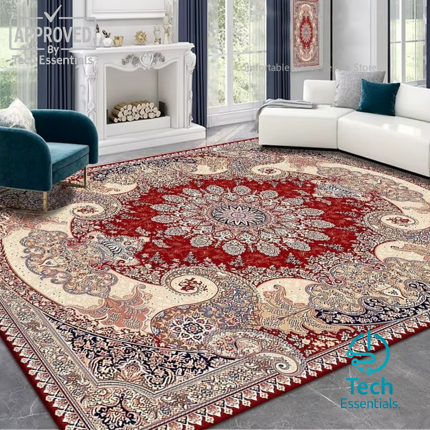 TECH ESSENTIALS — Retro Persian Style Carpet