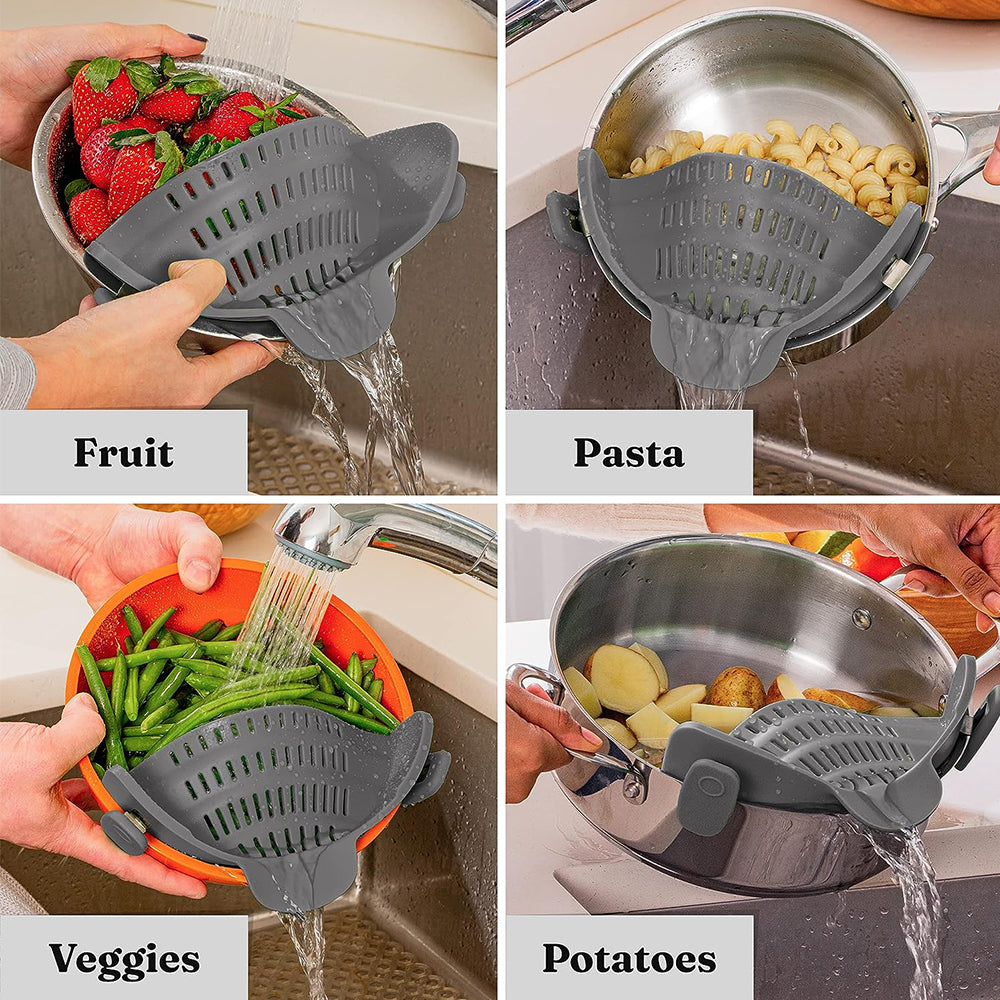 TECH ESSENTIALS — Clip on Food Strainer