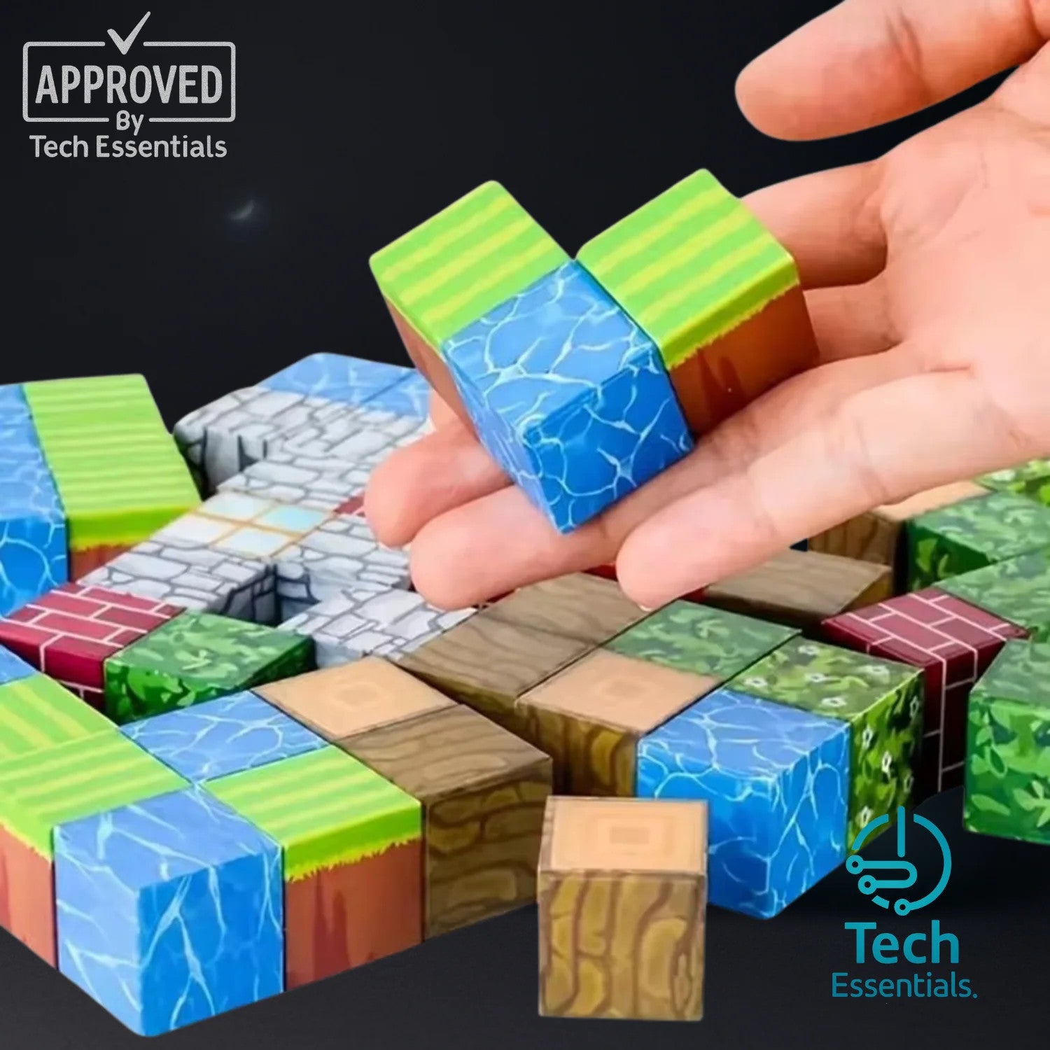 TECH ESSENTIALS — Magnetic Building Blocks (100 pcs)