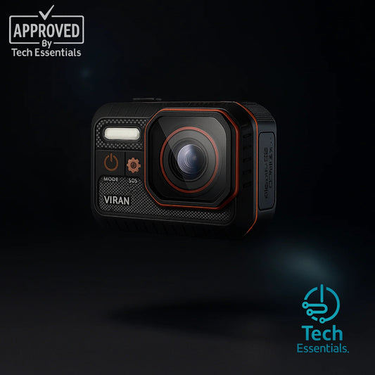 TECH ESSENTIALS — 4K Action Camera with Remote Control