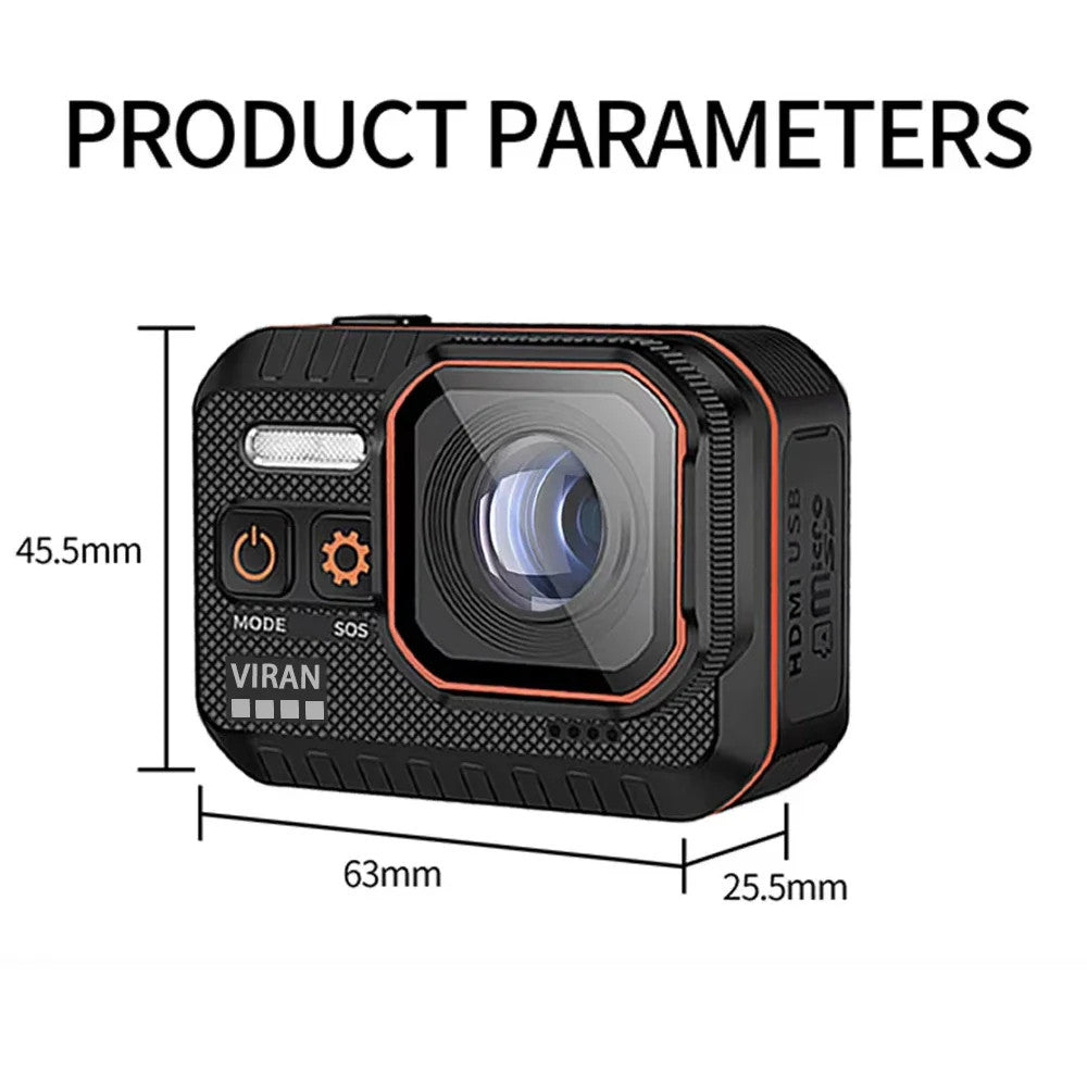 TECH ESSENTIALS — 4K Action Camera with Remote Control