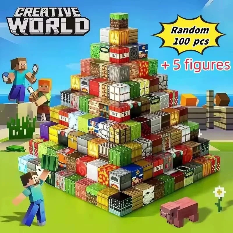 TECH ESSENTIALS — Magnetic Building Blocks (100 pcs)