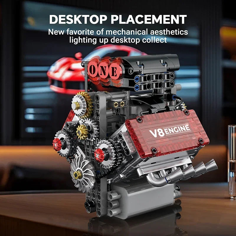 TECH ESSENTIALS — V8 Engine Motorized Electrical Model