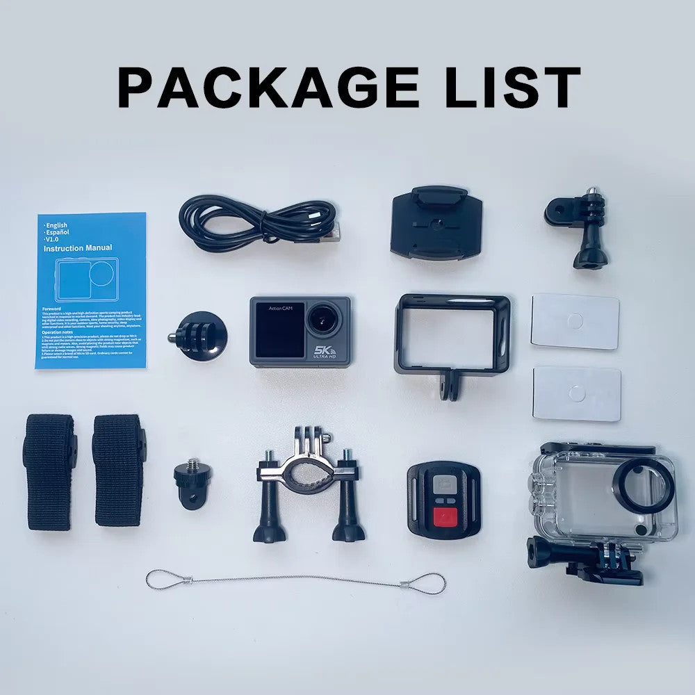 TECH ESSENTIALS — 5K Action Camera