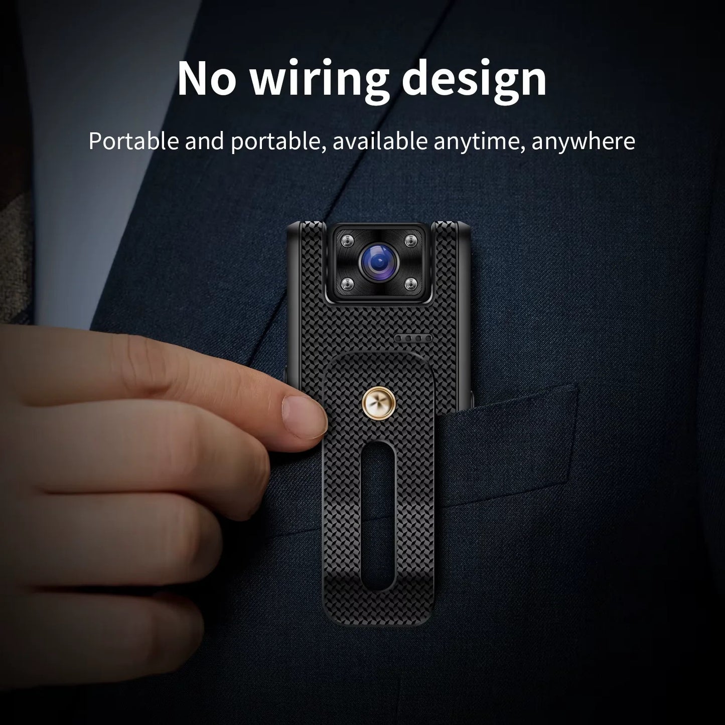 TECH ESSENTIALS — 4K Mini Body Camera
