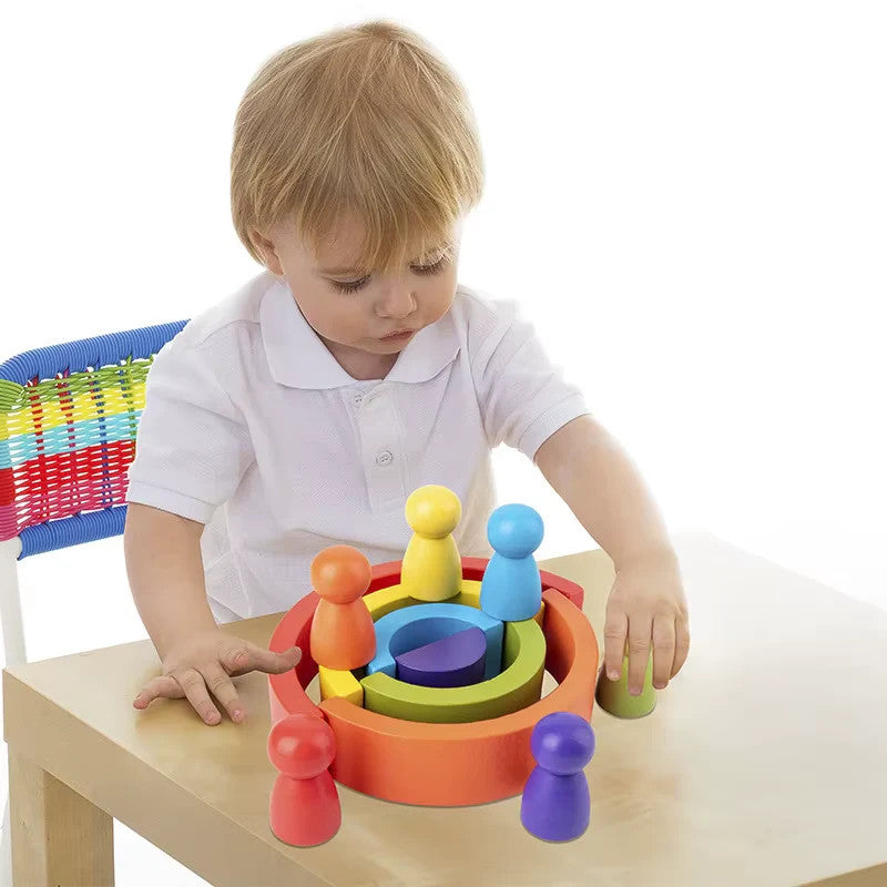 TECH ESSENTIALS — Wooden Stacking Blocks