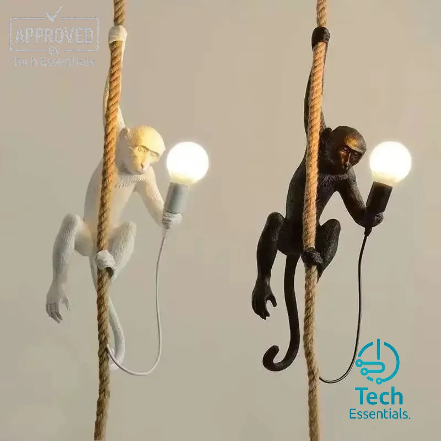 TECH ESSENTIALS — Retro Resin Monkey Wall Lamp