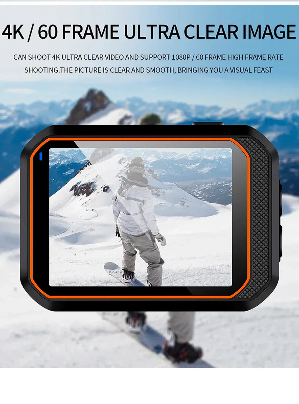 TECH ESSENTIALS — 4K Action Camera with Remote Control