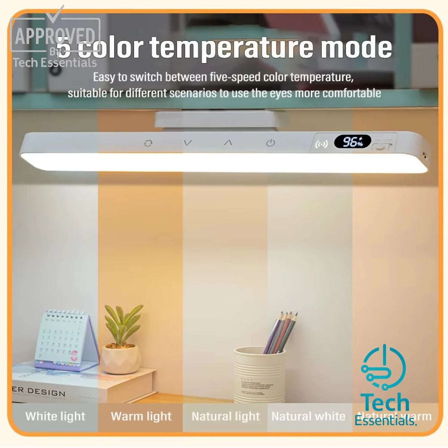 TECH ESSENTIALS — LED Touch Table Lamp