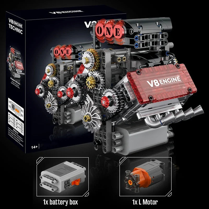 TECH ESSENTIALS — V8 Engine Motorized Electrical Model