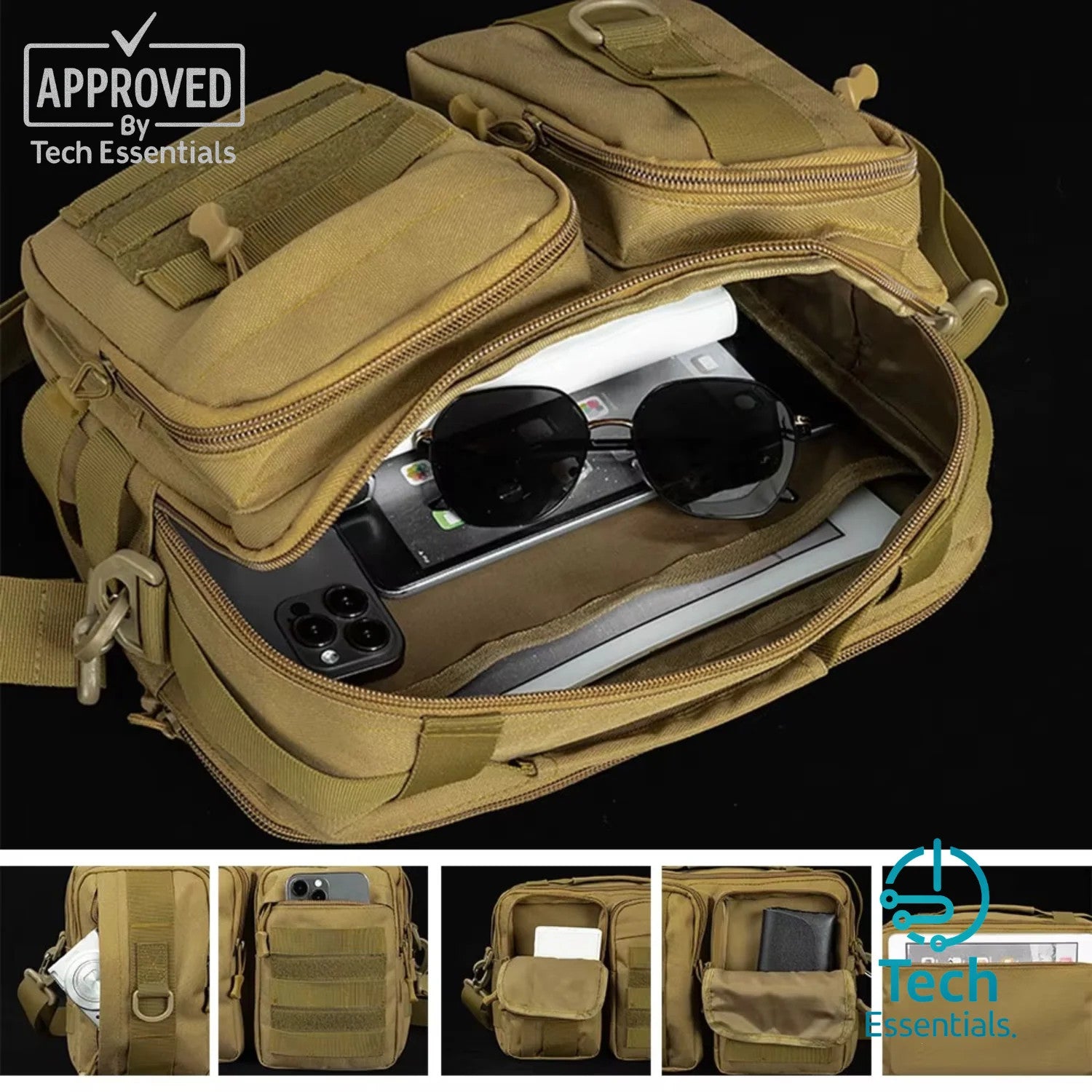 TECH ESSENTIALS — Tactical Shoulder Bag