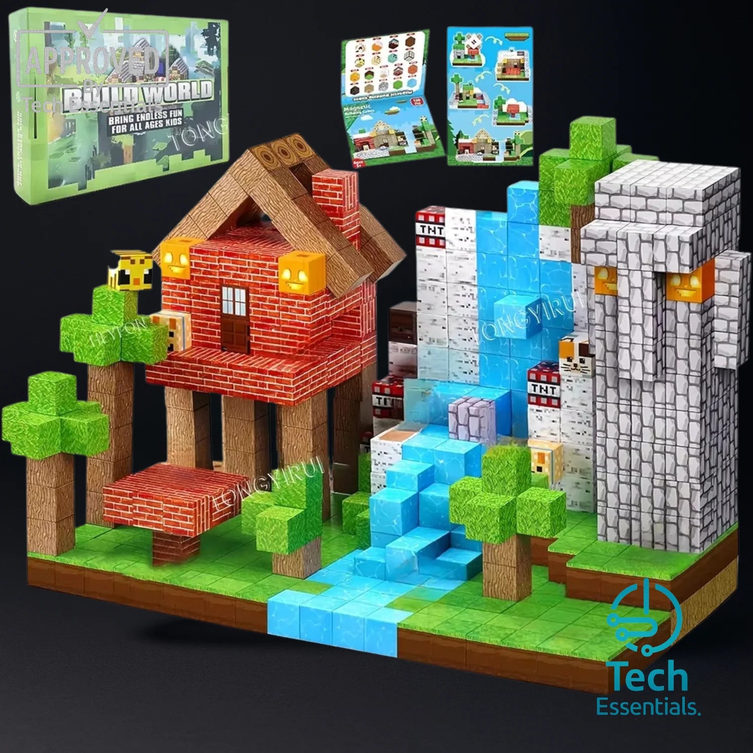 TECH ESSENTIALS — Magnetic Building Blocks (100 pcs)