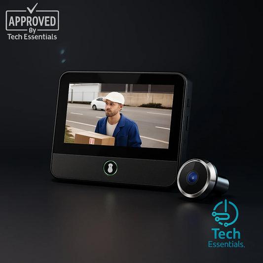 TECH ESSENTIALS — Smart WiFi 2K Doorbell Camera