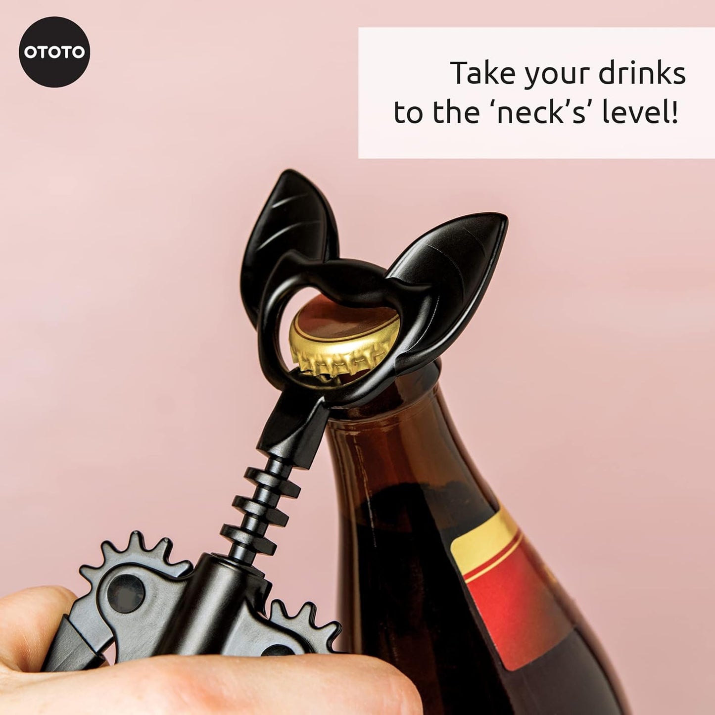 TECH ESSENTIALS — Bat Bottle Opener & Corkscrew
