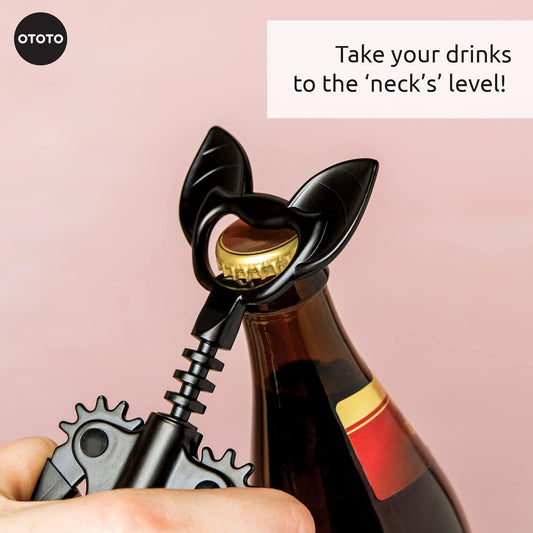 TECH ESSENTIALS — Bat Bottle Opener & Corkscrew