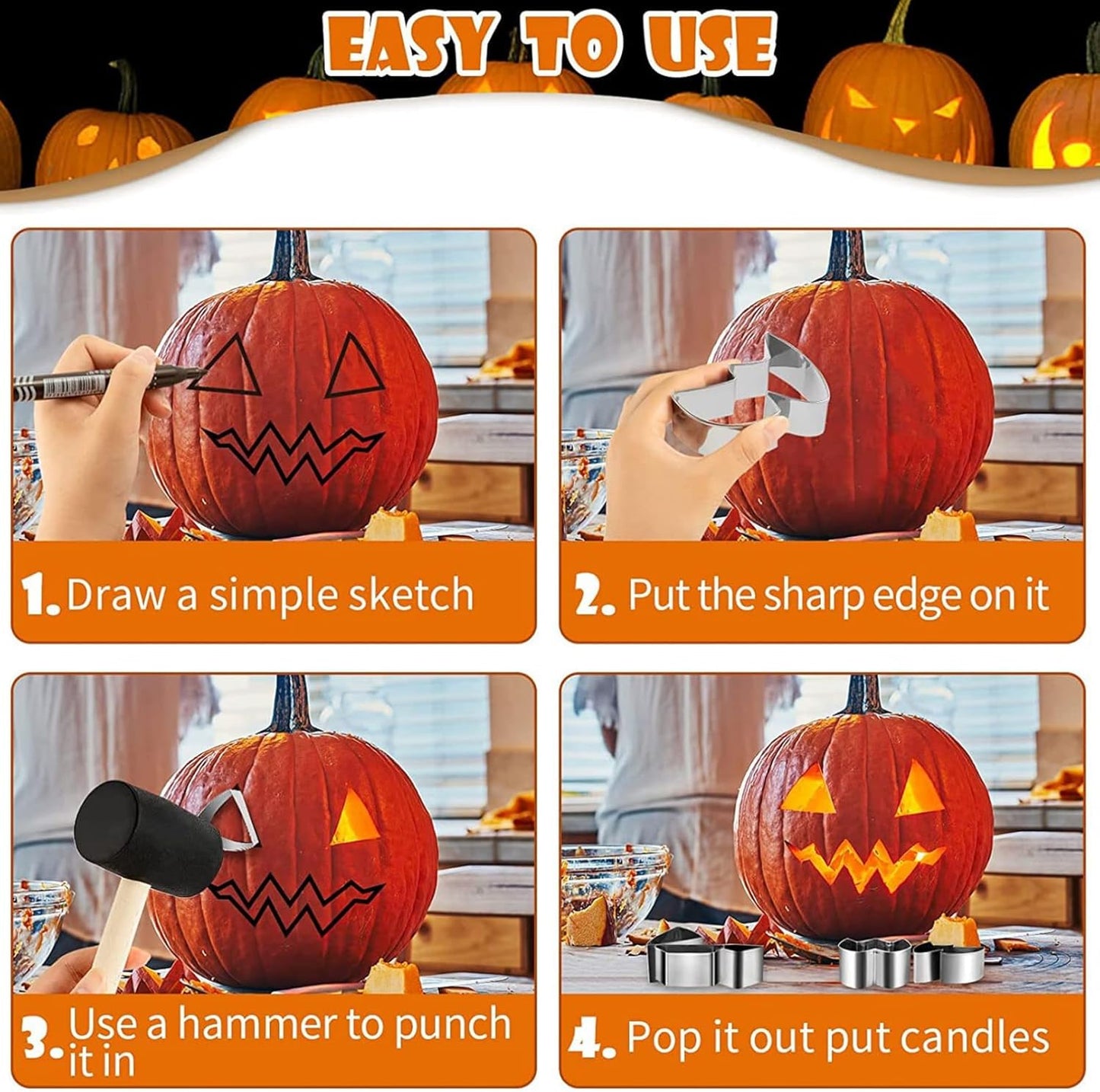 TECH ESSENTIALS — Pumpkin Carving Set