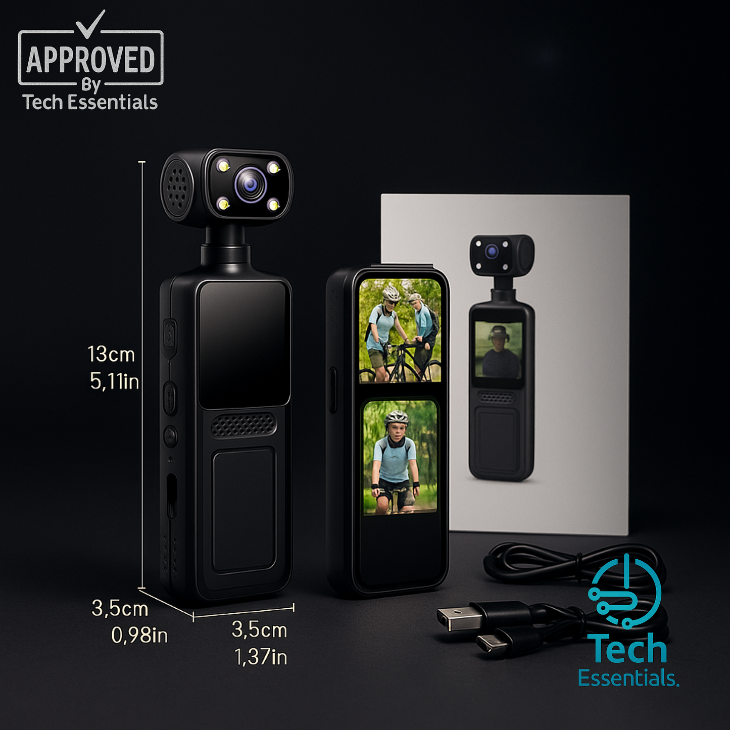 TECH ESSENTIALS — 4K Ultra HD Action Camera