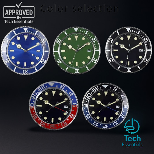 TECH ESSENTIALS — Luxury Wall Clock