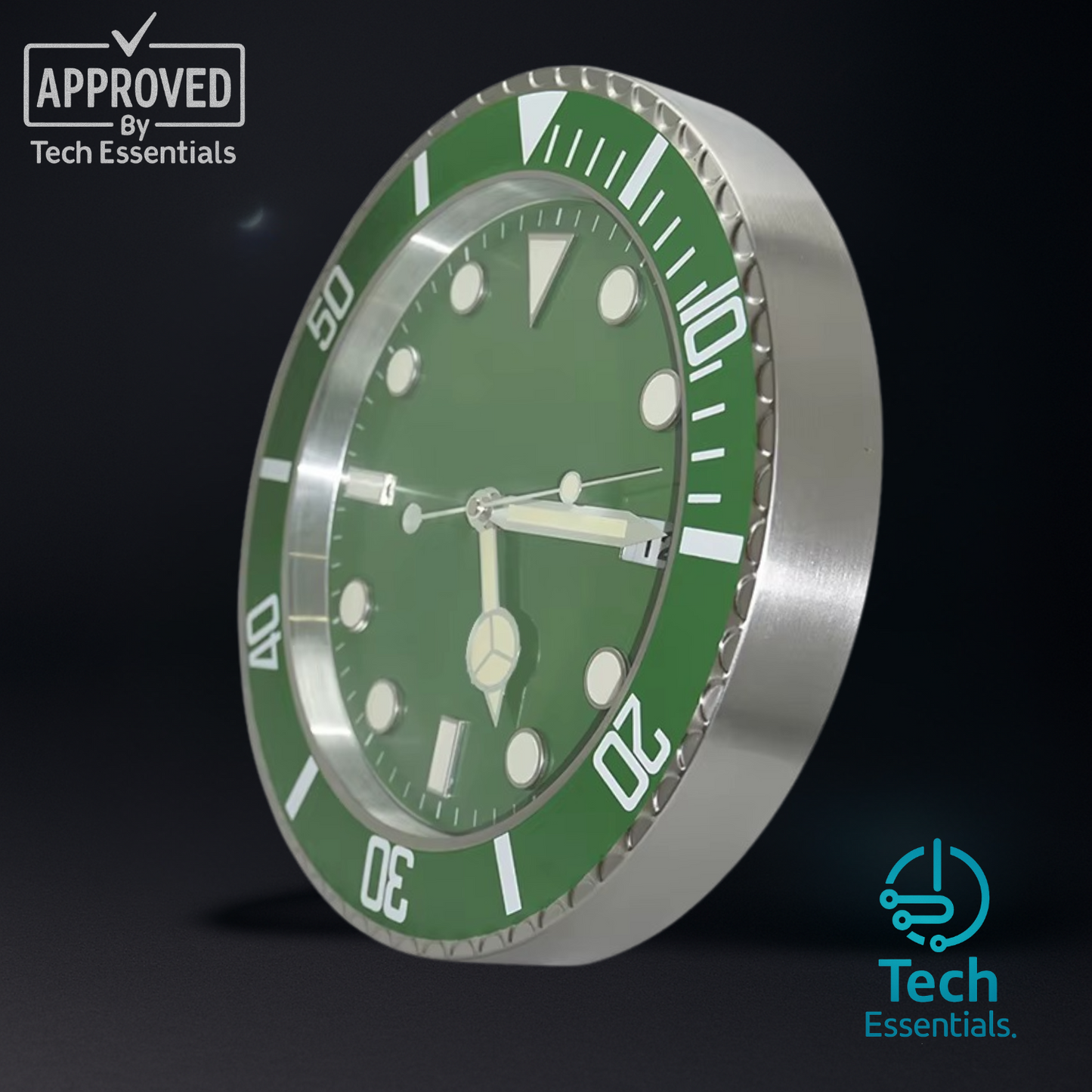 TECH ESSENTIALS — Luxury Wall Clock