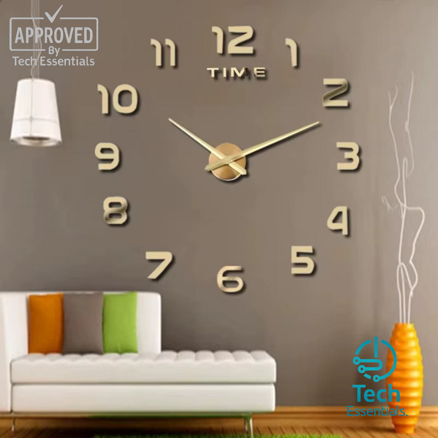 TECH ESSENTIALS — 3D Wall Clock