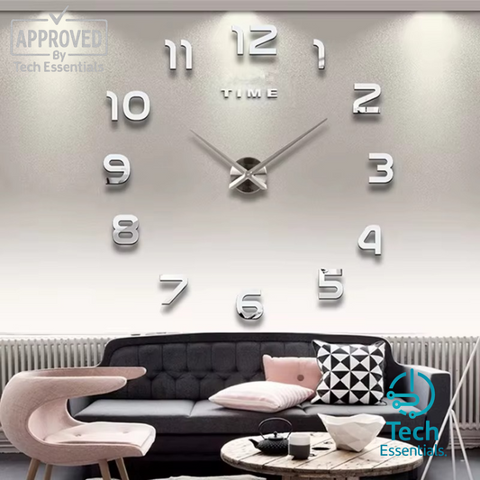 TECH ESSENTIALS — 3D Wall Clock