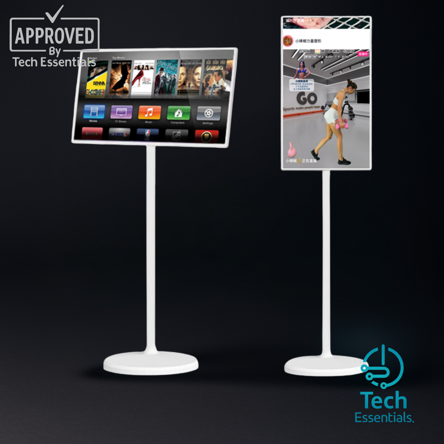 TECH ESSENTIALS — Portable Android Smart TV