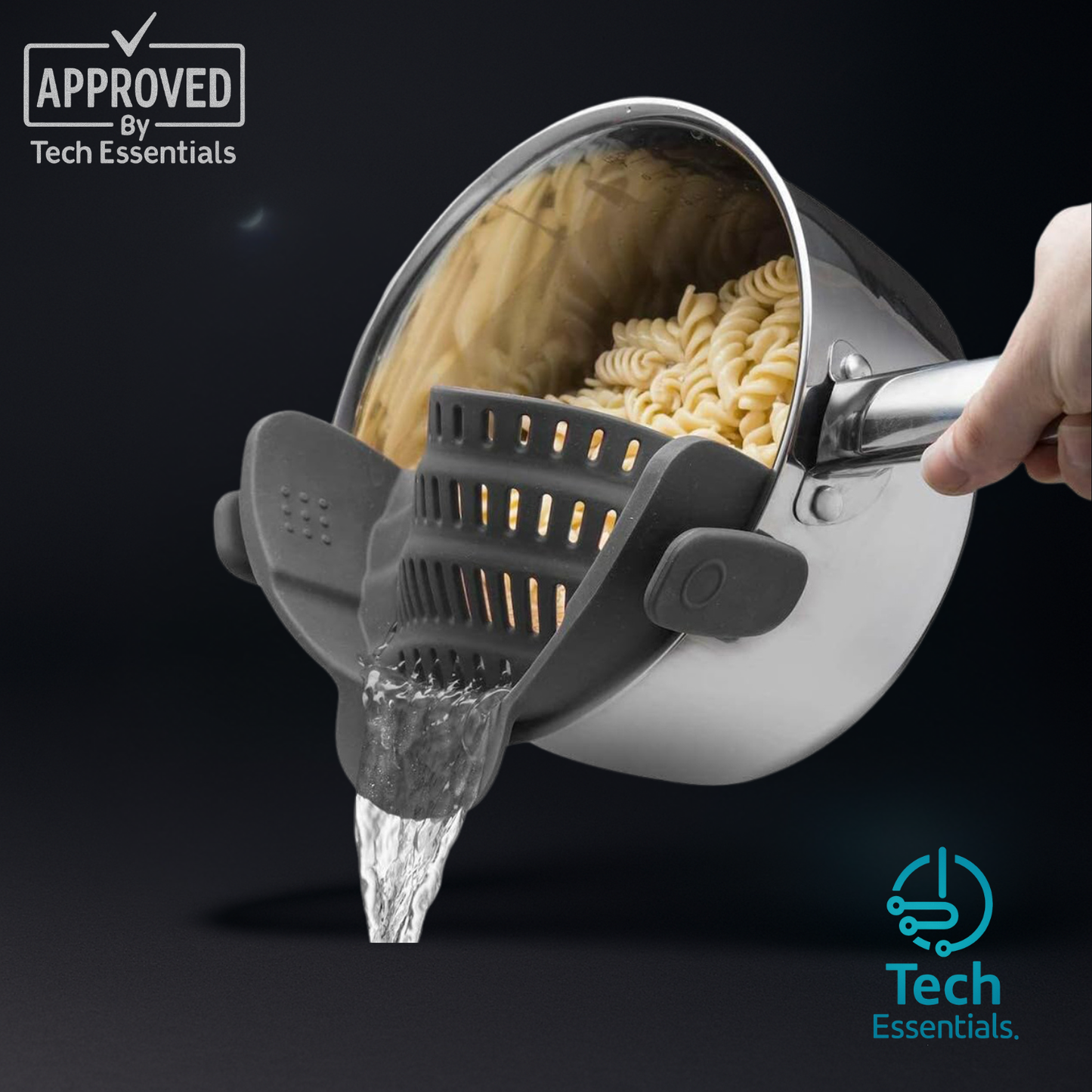 TECH ESSENTIALS — Clip on Food Strainer