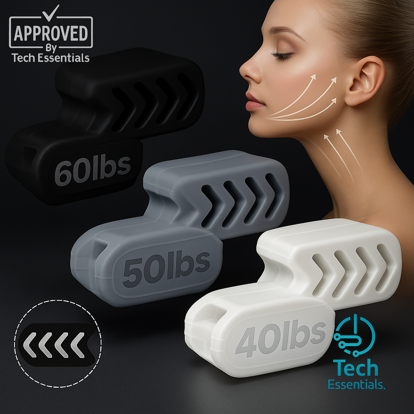 TECH ESSENTIALS — Jaw Line Exerciser