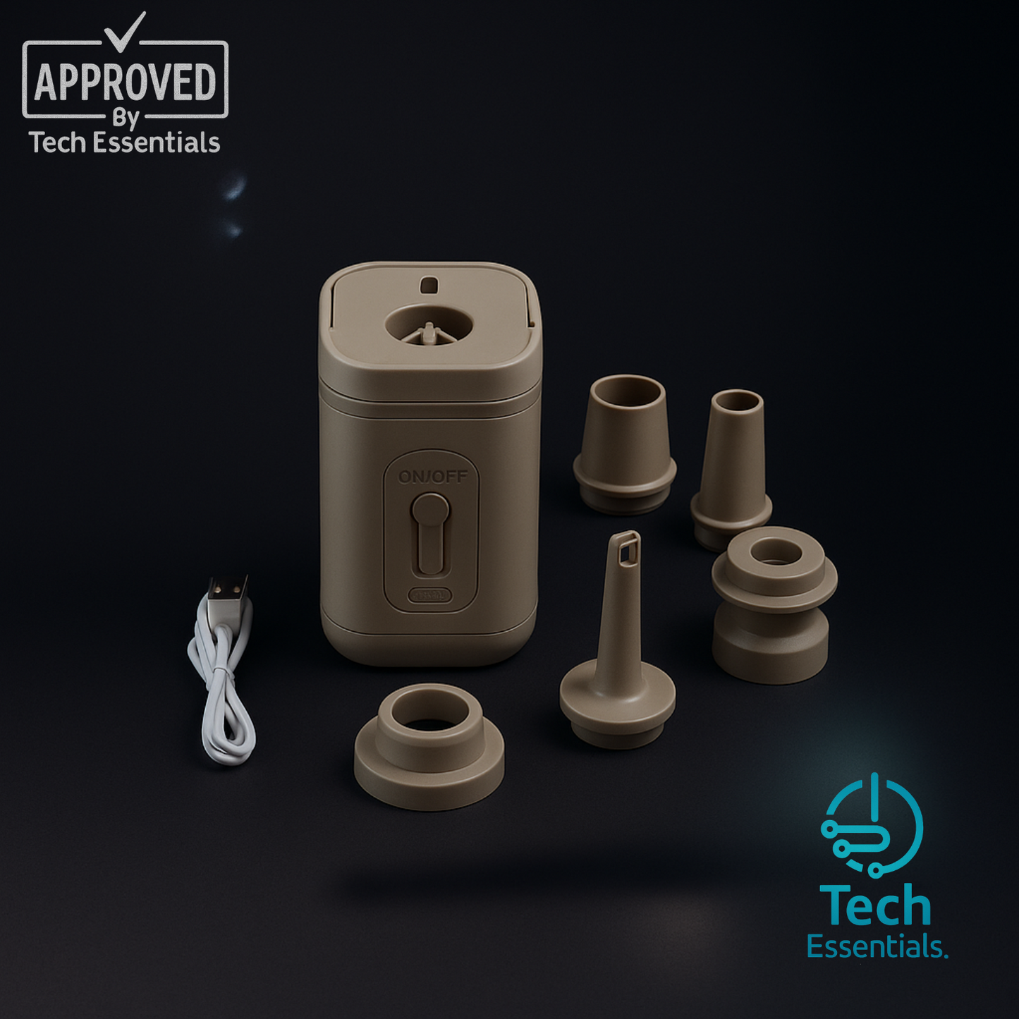 TECH ESSENTIALS — Wireless Inflator/Deflator for Camping