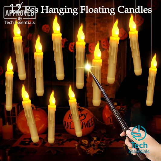 TECH ESSENTIALS — Floating Candle Set With Wand