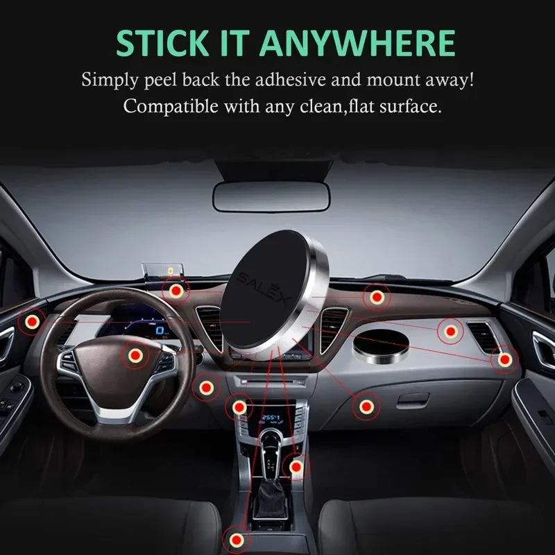 Magnetic Car Phone Holder Universal Car Phone Stand for Iphone Xiaomi Huawei Samsung Dashboard Wall Mounted Car Magnet Sticker